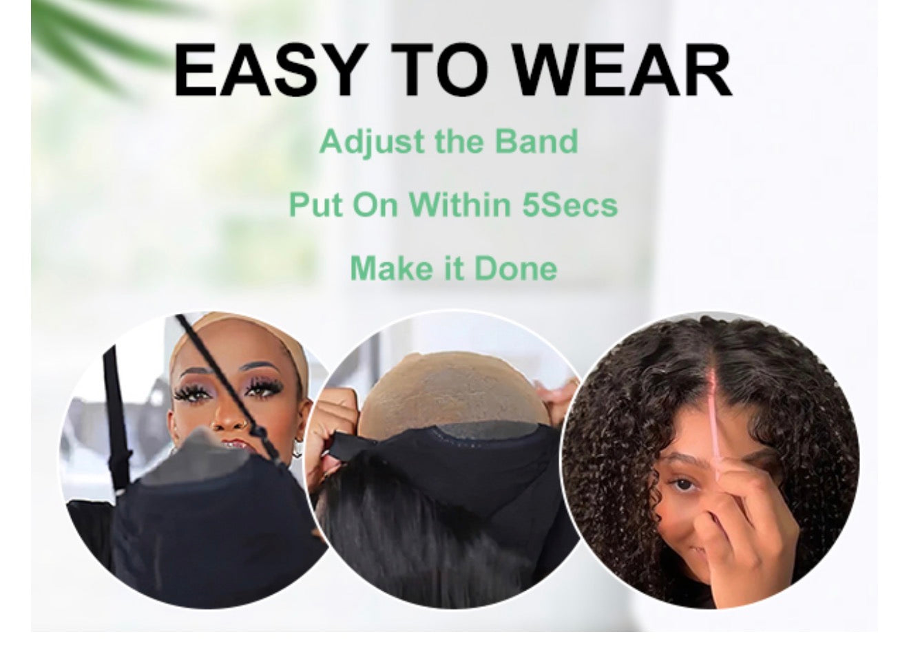 Wear And go human hair