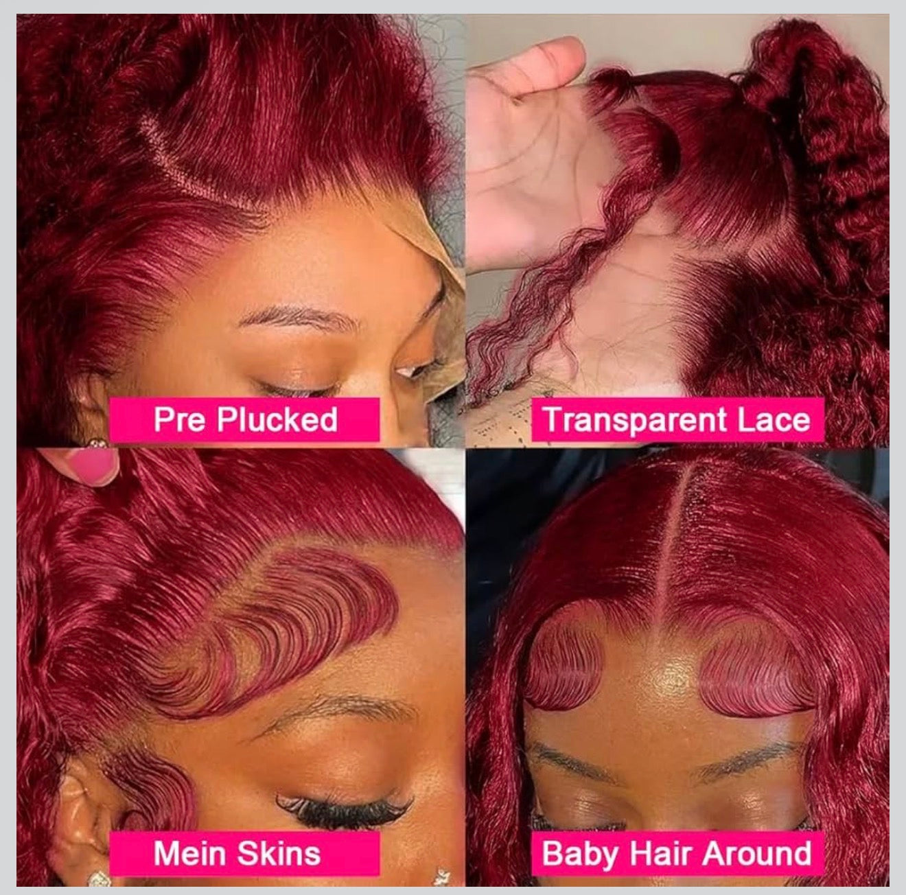 Deep wave human hair