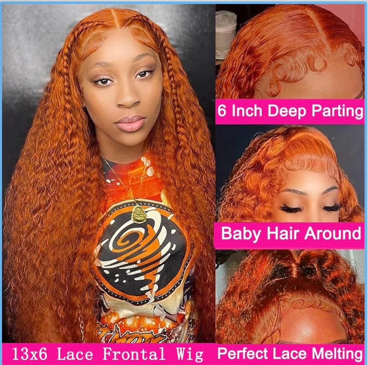 Deep wave human hair